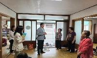 박진영 신임 성건동장, 부임 후 주민과 첫 소통